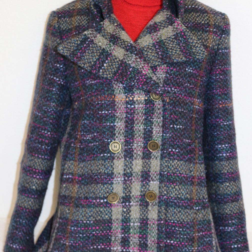 Burberry Purple Pink Nova Check Jacket size 10